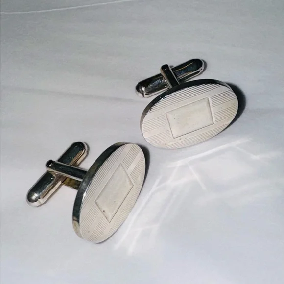 Tiffany & Co AUTHENTIC Vintage 925 Sterling Silver Cufflinks Cuff Links - Picture 6 of 16